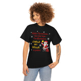 HD-C #1: "Ahhh Christmas..." - Unisex Heavy Cotton Tee (RED LETTERS)