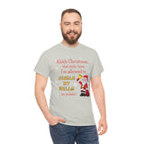 HD-C #1: "Ahhh Christmas..." - Unisex Heavy Cotton Tee (RED LETTERS)
