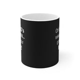 NTK #5: "Oh for GOD's sake KAREN... go read your BIBLE!" - 11oz Mug - Black