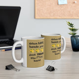 LLU #1: "When LIFE hands you LEMONS..." -  11oz Mug - Gold Knight