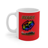 HD-LP #3.2: "BEARS SAN FRANCISCO" -  11oz Mug - Red