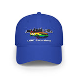 LLEG: "LV LGBT EXCURSIONS" - Low Profile Baseball Cap