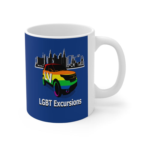 LLEG: "LV LGBT Excursions" -  11oz Mug - Royal Blue