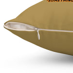 HD-HW #1: "TRICK OR TREAT..." - Square Pillow - Gold Knight