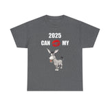 HD-NY #1: "2025 CAN KISS MY A$$" - Unisex Heavy Cotton Tee