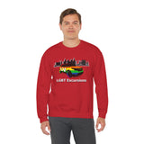 LLEG: "LV LGBT EXCURSIONS" - Unisex Sweatshirt