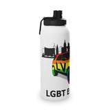 LLEG: "LV LGBT EXCURSIONS" - Stainless Steel Water Bottle w/Sports Lid