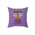 HD-HW #1: "TRICK OR TREAT..." - Square Pillow - Purple Tentacle
