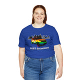 LLEG: "LV LGBT EXCURSIONS" - Unisex Jersey Short Sleeve Lightweight Tee