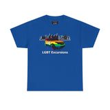 LLEG: "LV LGBT EXCURSIONS" - QR CODE RS - BB - Unisex Heavy Cotton Tee