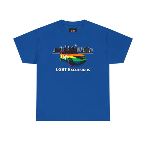 LLEG: "LV LGBT EXCURSIONS" - QR CODE RS - BB - Unisex Heavy Cotton Tee