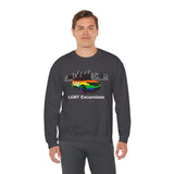 LLEG: "LV LGBT EXCURSIONS" - Unisex Sweatshirt