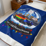 LLEG: "LV LGBT EXCURSIONS" - X-MAS 2025 - Velveteen Plush Blanket