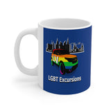 LLEG: "LV LGBT Excursions" -  11oz Mug - Royal Blue