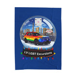 LLEG: "LV LGBT EXCURSIONS" - X-MAS 2025 - Velveteen Plush Blanket