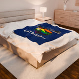 LLEG: "LV LGBT EXCURSIONS" - Velveteen Plush Blanket