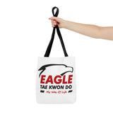 ETKD: "EAGLE TAE KWON DO" MWOL - Tote Bag - WHITE