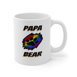 HD-LP #1: "PAPA BEAR" -  11oz Mug - White