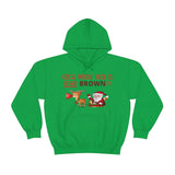 HD-C #2: "GUESS WHOSE NOSE..." - Unisex Hoodie (RED LETTERS)