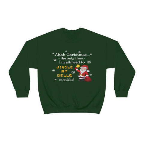 HD-C #1: "Ahhh Christmas..." - Unisex Sweatshirt (WHITE LETTERS)