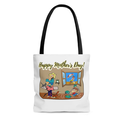HD-MD #2: "Happy Mother's Day!" -  Tote Bag - White