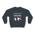 HD-C #3: "Santa's FAVORITE..." - Unisex Sweatshirt - RED HAT