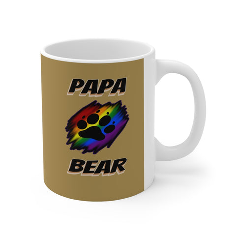 HD-LP #1: "PAPA BEAR" -  11oz Mug - Gold Knight