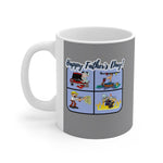 HD-FD #2: "Happy Father's Day!" -  11oz Mug - Raider Grey