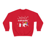 HD-C #3.1: "Santa's FAVORITE..." - Unisex Sweatshirt - RAINBOW HAT