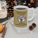 EWS #1: "HUMANITY CALLED..." -  11oz Mug - Gold Knight