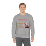HD-C #1: "Ahhh Christmas..." - Unisex Sweatshirt (RED LETTERS)