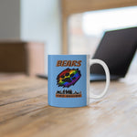HD-LP #3: "BEARS LAS VEGAS" -  11oz Mug - Aqua