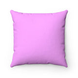 HD-SPD #2: "SOME RAINBOWS..."(Leprechaun) - Square Pillow - Pink