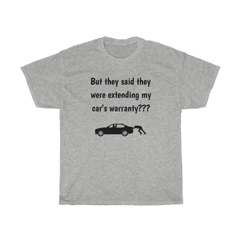 EWT #1: "But they said..." - Unisex Heavy Cotton Tee (BLACK LETTERS)
