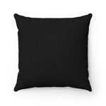 LLS #2: "I HAVE NEITHER THE TIME NOR..." - Square Pillow - Black