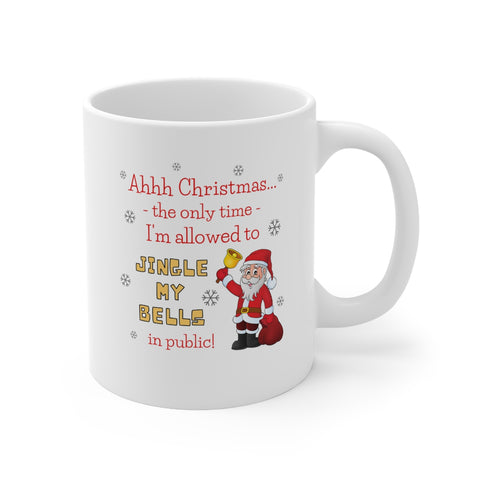 HD-C #1: "Ahhh Christmas..." - 11oz Mug - (RED LETTERS)