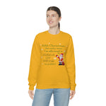 HD-C #1: "Ahhh Christmas..." - Unisex Sweatshirt (GREEN LETTERS)