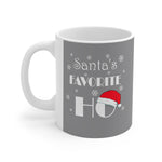 HD-C #3: "Santa's FAVORITE..." - 11oz Mug - Raider Grey - RED HAT