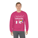 HD-C #3.1: "Santa's FAVORITE..." - Unisex Sweatshirt - RAINBOW HAT