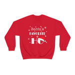 HD-C #3: "Santa's FAVORITE..." - Unisex Sweatshirt - RED HAT
