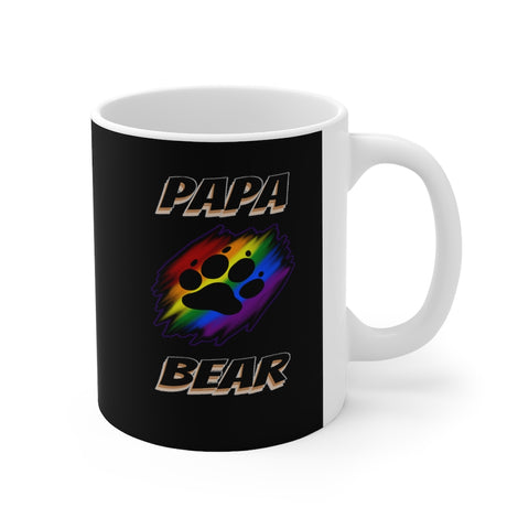 HD-LP #1: "PAPA BEAR" -  11oz Mug - Black