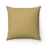 HD-NY #4: "YEAH YEAH HAPPY..." - Square Pillow - Gold Knight