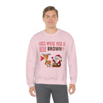 HD-C #2: "GUESS WHOSE NOSE..." - Unisex Crewneck Sweatshirt (RED LETTERS)