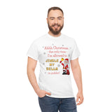 HD-C #1: "Ahhh Christmas..." - Unisex Heavy Cotton Tee (RED LETTERS)