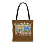 HD-MD #2: "Happy Mother's Day!" -  Tote Bag - Coffee