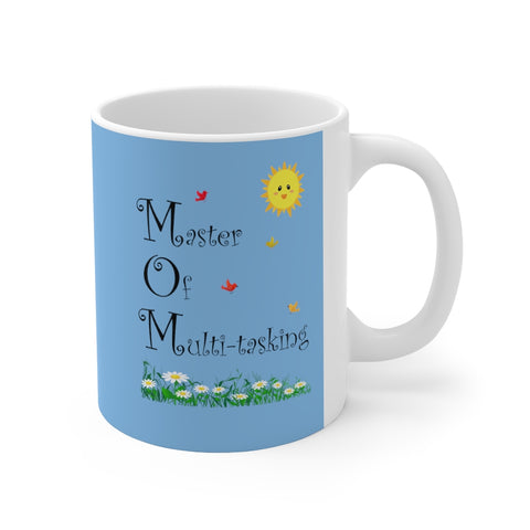 HD-MD #1: "Master Of Multi-tasking" -  11oz Mug - Aqua