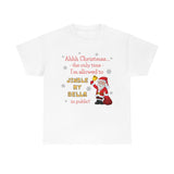 HD-C #1: "Ahhh Christmas..." - Unisex Heavy Cotton Tee (RED LETTERS)