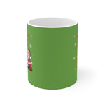 HD-C #1: "Ahhh Christmas..." - 11oz Mug - Green (RED LETTERS)