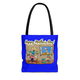 HD-MD #2: "Happy Mother's Day!" -  Tote Bag - Royal Blue